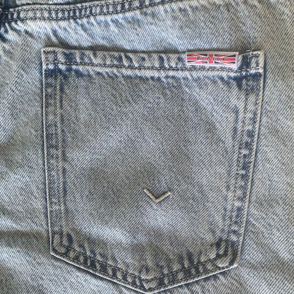 Hudson Women's Noa High Rise Straight Jeans Size 32 Light Wash Ankle NWT - Picture 6 of 15